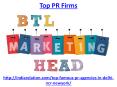 Get the best result of top pr firms in India PowerPoint PPT Presentation