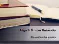 Online education program from AMU is a dream of millions PowerPoint PPT Presentation
