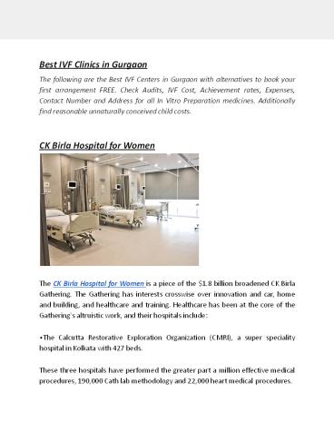 Best IVF Clinics in Gurgaon