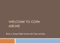 Copa Airline Flight Support - Airline Flight Support