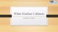 White Kitchen Cabinets - By Four Less Cabinets