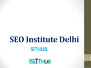 SEO Institute Delhi | SITHUB