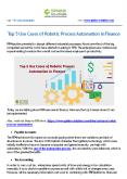 Top 5 Use Cases of Robotic Process Automation in Finance PowerPoint PPT Presentation