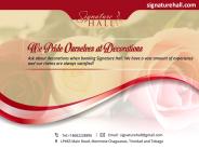 Conference Halls in Trinidad: Signaturehall.com