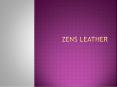 leather apparel PowerPoint PPT Presentation
