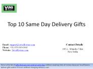 Top 10 Same Day Delivery Gifts