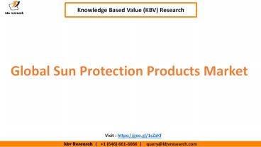 Sun Protection Products Market Size to reach $17 billion by 2024