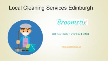 Local Cleaning Services Edinburgh