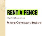 Fencing Contractors Brisbane