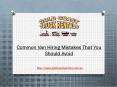 Common Van Hiring Mistakes That You Should Avoid PowerPoint PPT Presentation