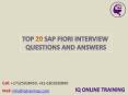 SAP Fiori Interview Q& A - IQ Online Training PowerPoint PPT Presentation