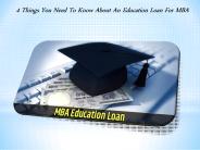 Education Loan For MBA