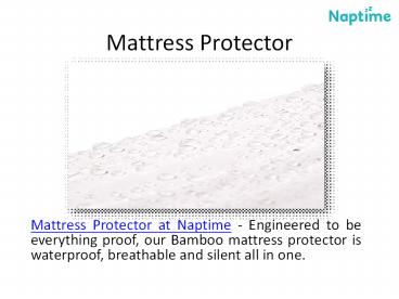 Double Mattress Protector