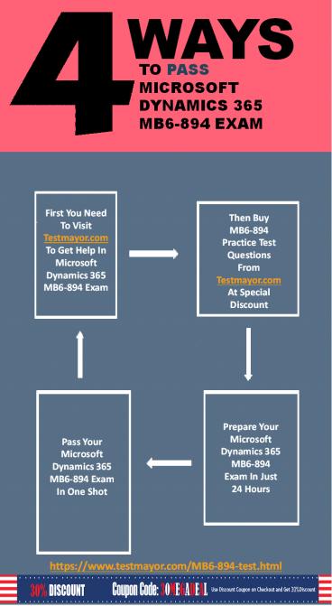 Microsoft Dynamics 365 MB6-894 Practice Exam