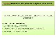 Best Head and Neck oncologist in Delhi ,India