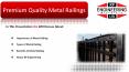 Premium Quality Metal Railings PowerPoint PPT Presentation