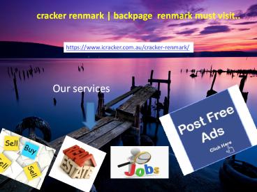 Backpage Renmark | Cracker Renmark