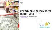 Portable Fan Sales Market Report 2018