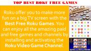 Stream Top Best Roku Games Channel Play Now
