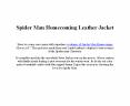 Spider Man Homecoming Jacket PowerPoint PPT Presentation