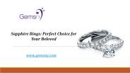 Sapphire Rings: Perfect Choice for Your Beloved