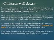Christmas wall decals