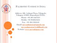 Palmistry Course in India