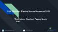 High Dividend Sharing Stocks Singapore 2018 PowerPoint PPT Presentation
