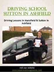 Driving School Sutton In Ashfield