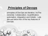 DevOps Online Training and principles of DevOps