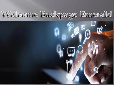 Backpage Emerald | Cracker Emerald