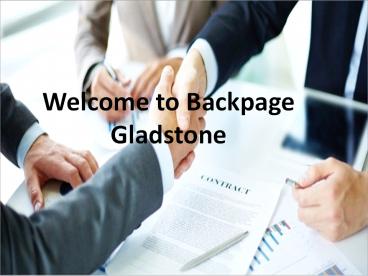 Backpage Gladstone||Cracker Gladstone