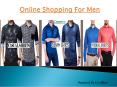 Online Shopping For Men