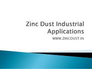 Zinc Dust Industrial Applications