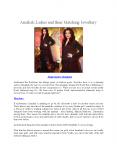Anarkali Ladies and their Matching Jewellery PowerPoint PPT Presentation