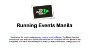Running Events Manila