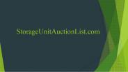 Storage Auctions-StorageUnitAuctionList.com