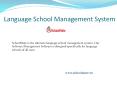 Language School Management System PowerPoint PPT Presentation