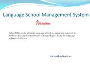 Language School Management System