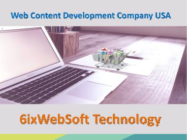 Web Content Development Company USA
