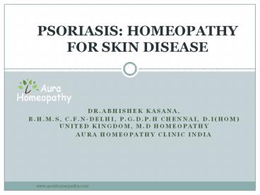 Psoriasis Skin Specialist Homeopathy Doctor In India