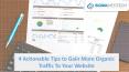 4 Actionable tips to gain more organic traffic to your website PowerPoint PPT Presentation