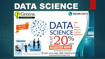 Data Science Training in Chennai | Data Science Course in Chennai