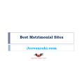 Best Matrimonial Sites | Kannada Matrimony Sites in Delhi | Jeevanrahi.com PowerPoint PPT Presentation