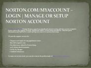 WWW.NORTON.COM/SETUP DOWNLOAD  AND  ACTIVATE ACCOUNT