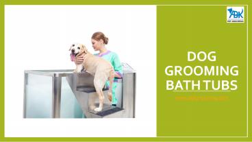 Dog grooming bath tubs