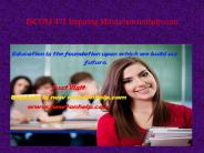 ISCOM 473 Inspiring Minds/newtonhelp.com