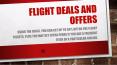 Flight deals and offers