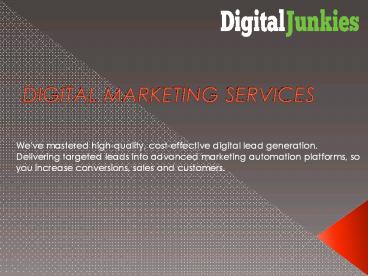 Seo Services in Brisbane - Digital Junkies