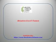 Houston Excel Classes